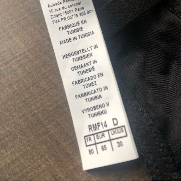 Aubade Lovessence Underwire Half Cup Bra 30D NWOT - Picture 8 of 8